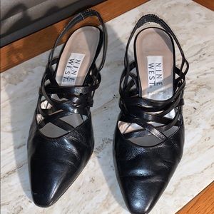 Nine West Closed Toe Slingback Size 7.5M EUC